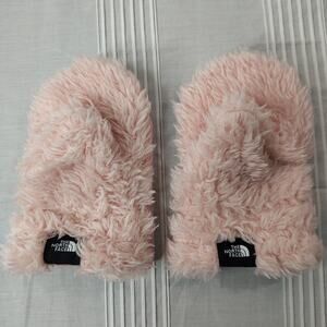 The North Face Littles Suave OSO Mittens Infant X-Small 12-24 Months Pink Fuzzy